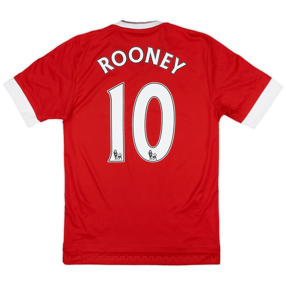 2015-16 Manchester United Home Shirt Rooney #10 - 9/10 - (XS)