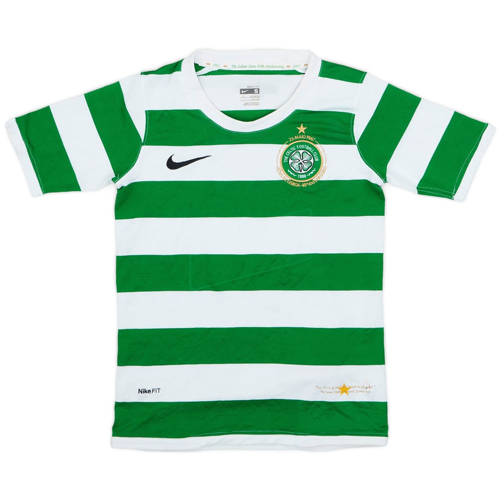 2007-08 Celtic Home Shirt - 7/10 - (S.Boys)