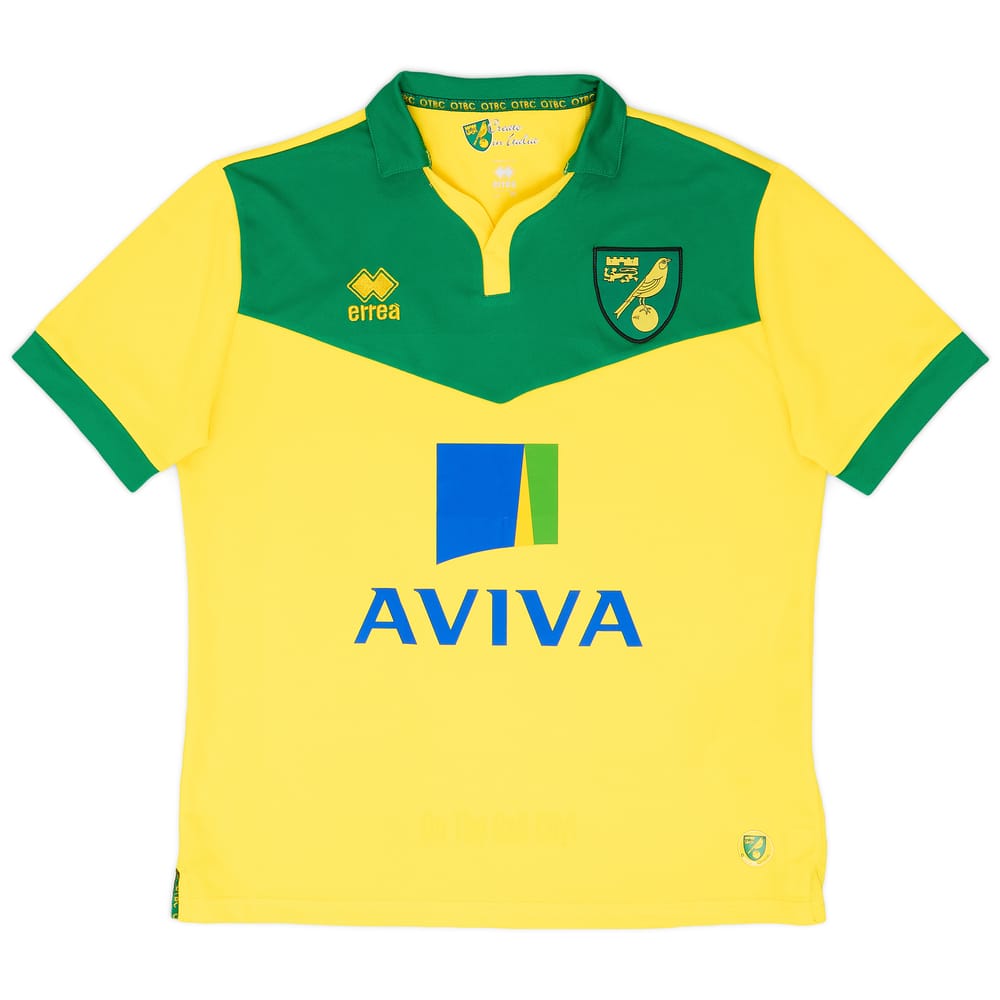 2014-15 Norwich Home Shirt - 9/10 - (M)