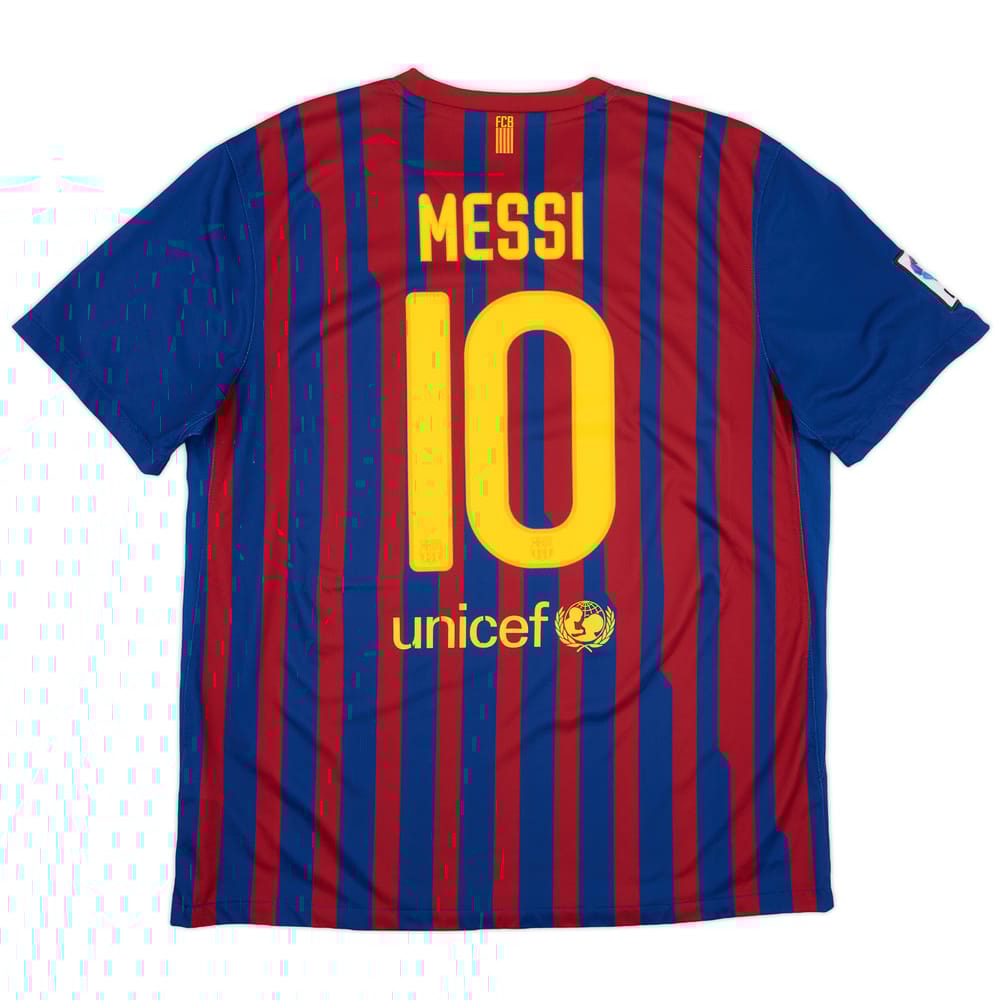 2011-12 Barcelona Home Shirt Messi #10 - 6/10 - (XL)