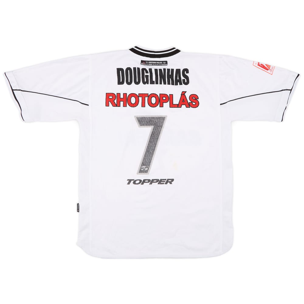 2000-01 Corinthians Futsal Home Shirt Douglinhas #7 - 6/10 - (L)