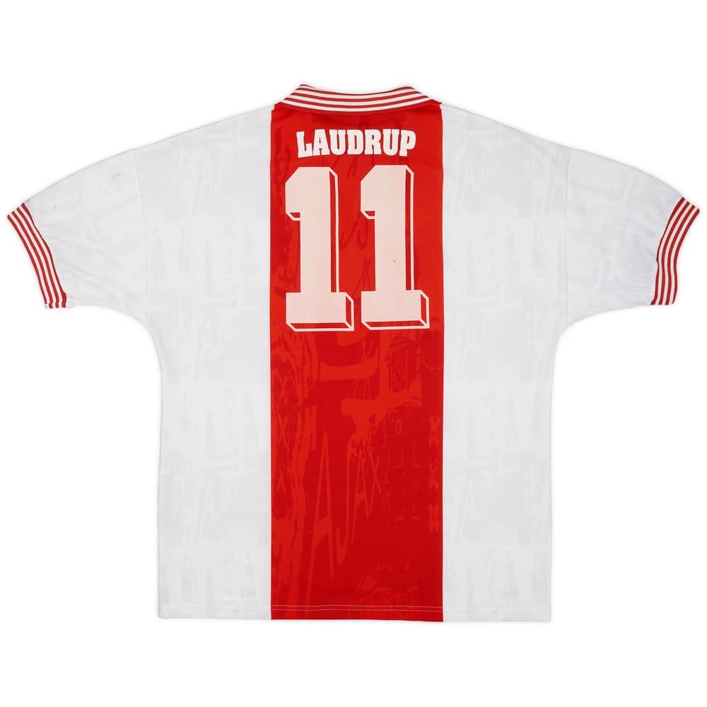 1996-97 Ajax Home Shirt Laudrup #11 - 6/10 - (XL)