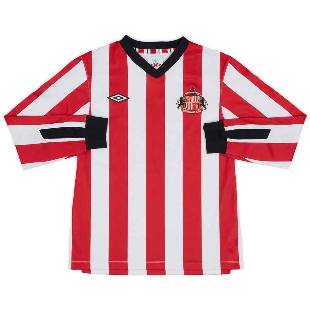 2011-12 Sunderland Home L/S Shirt - 7/10 - (S.Boys)