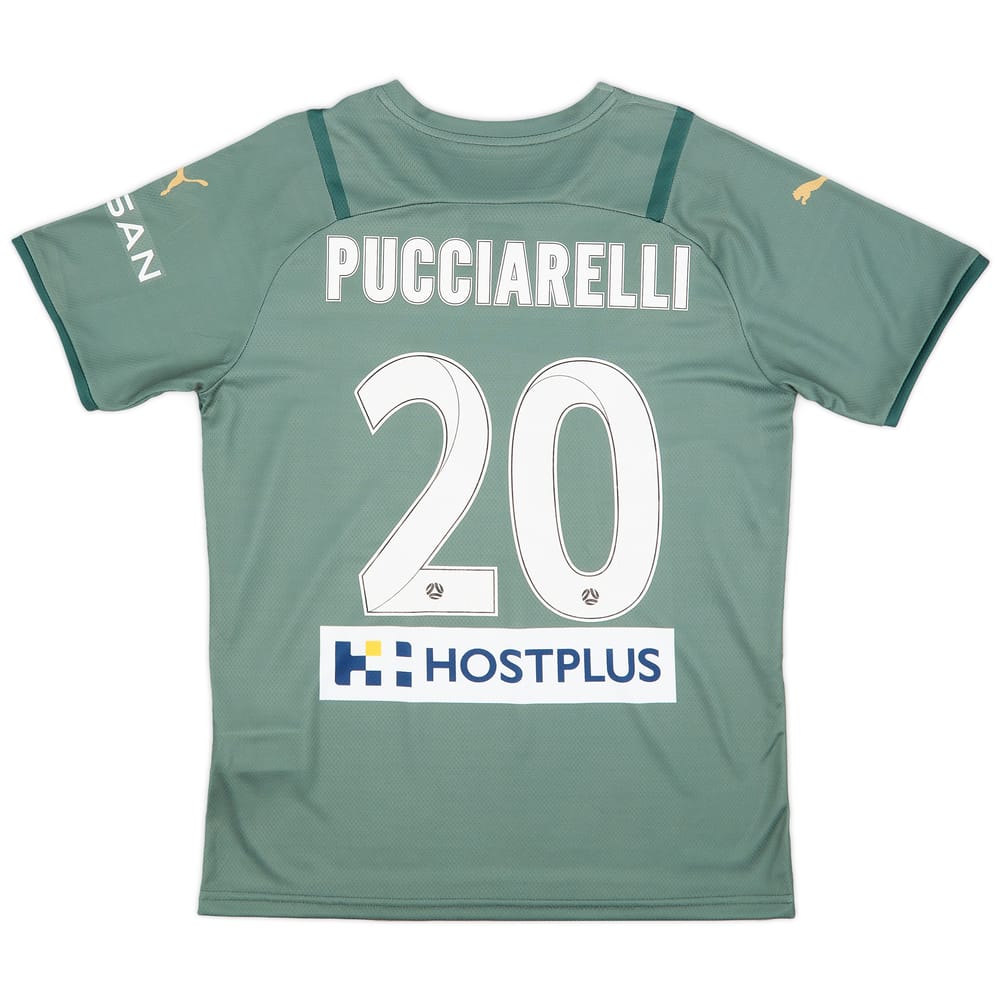 2021-22 Melbourne City Player Issue Away Shirt Pucciarelli #20 (M)