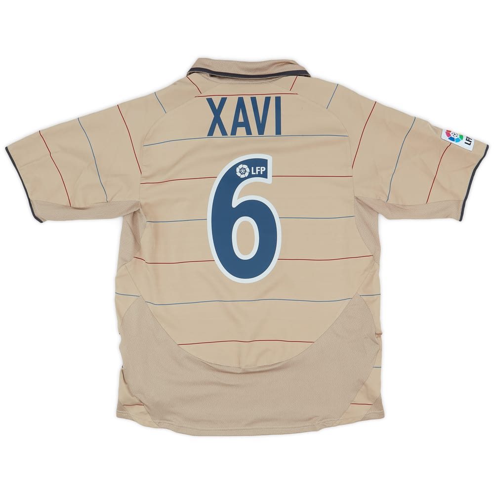 2003-05 Barcelona Away Shirt Xavi #6 - 8/10 - (M)