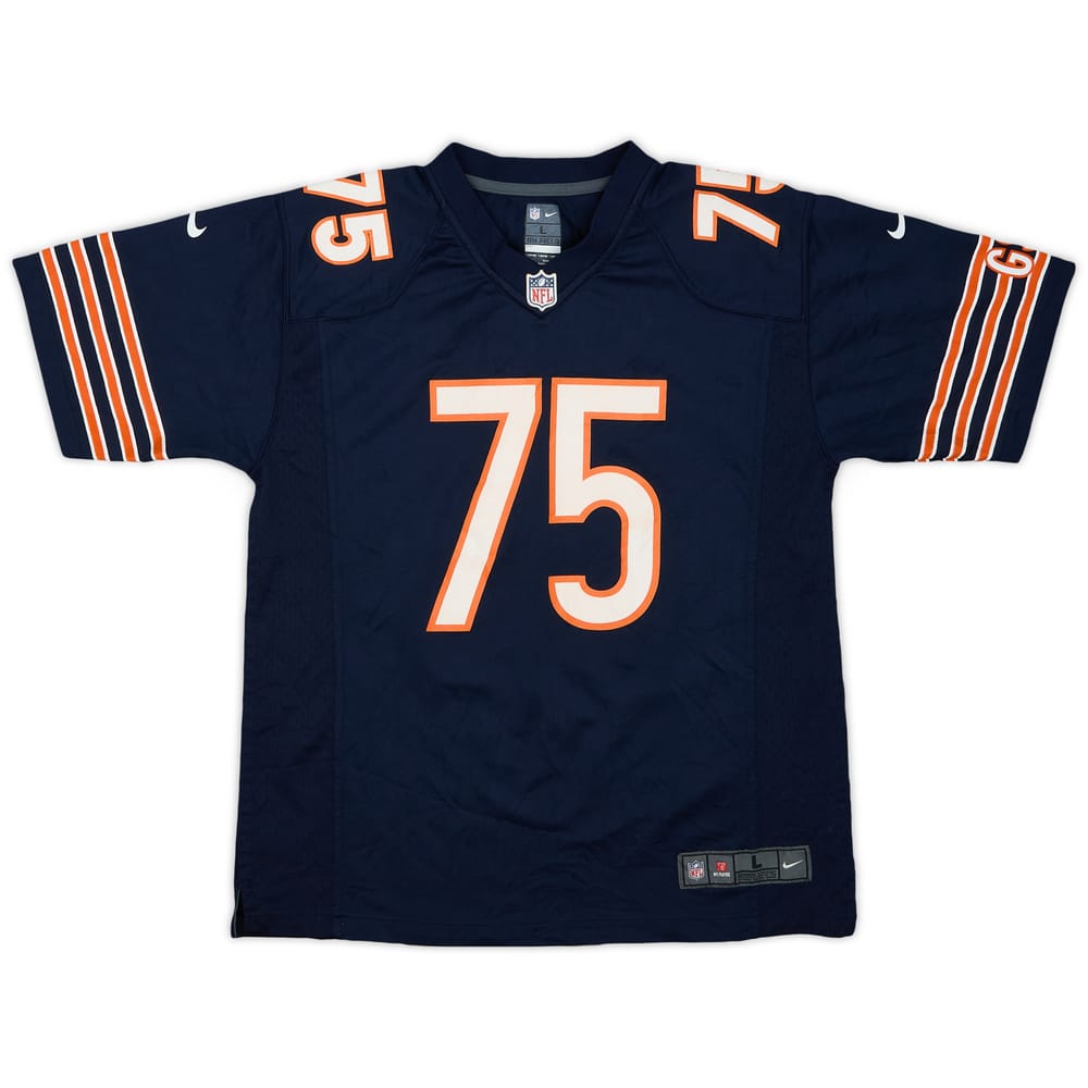 2013-16 Chicago Bears Long #75 Nike Game Home Jersey - 6/10 - (L.Boys)