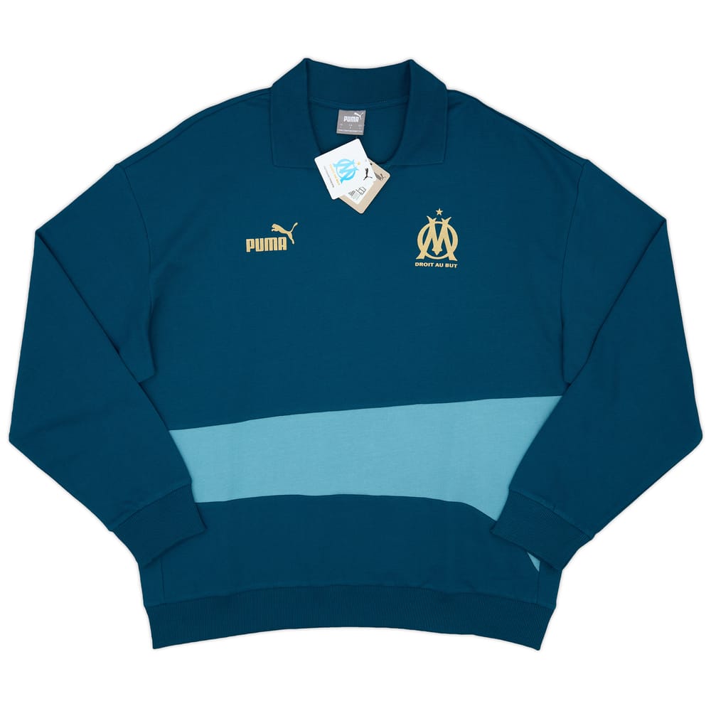 2024-25 Olympique Marseille Puma ftblCulture+ Sweat Top