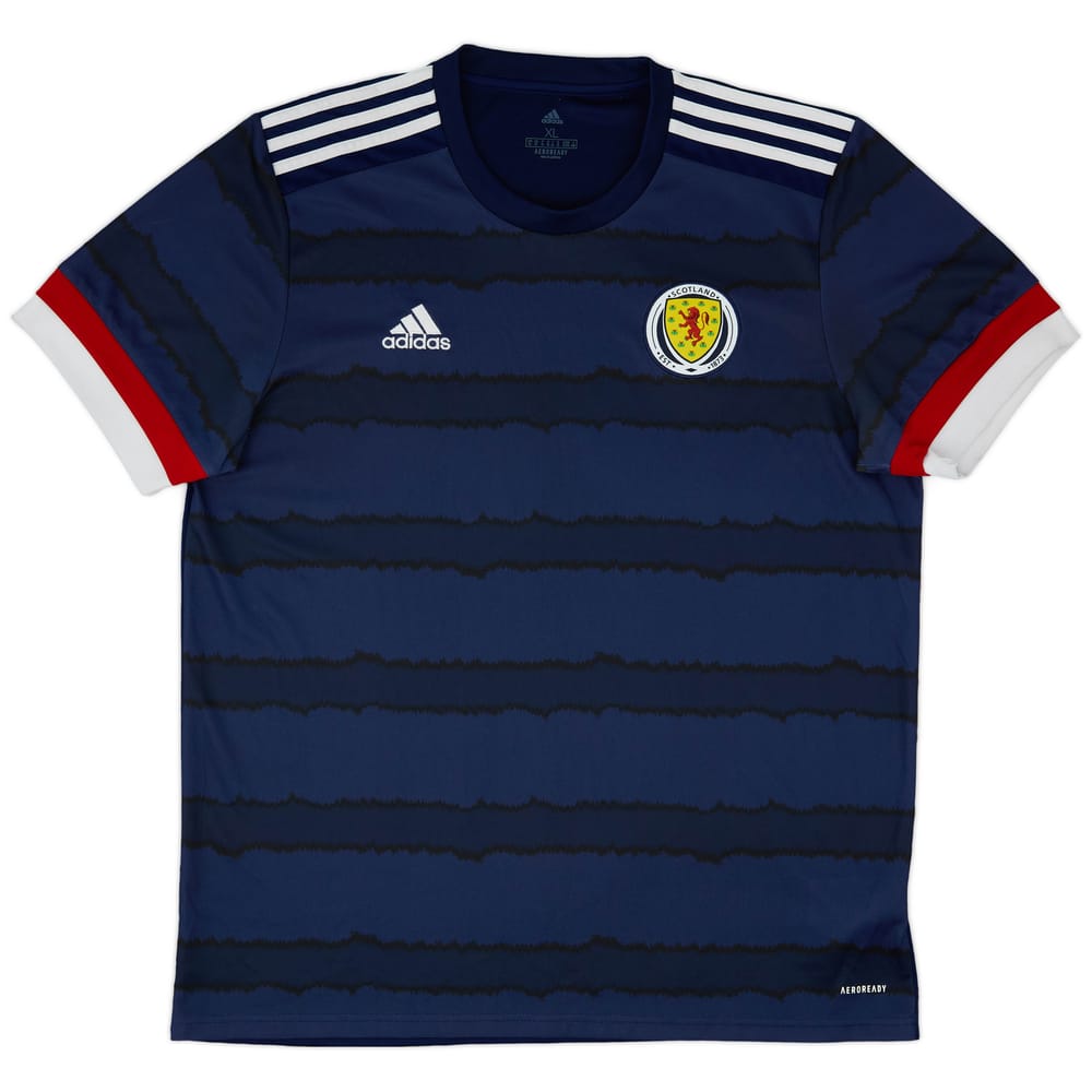 2020-22 Scotland Home Shirt - 8/10 - (XL)
