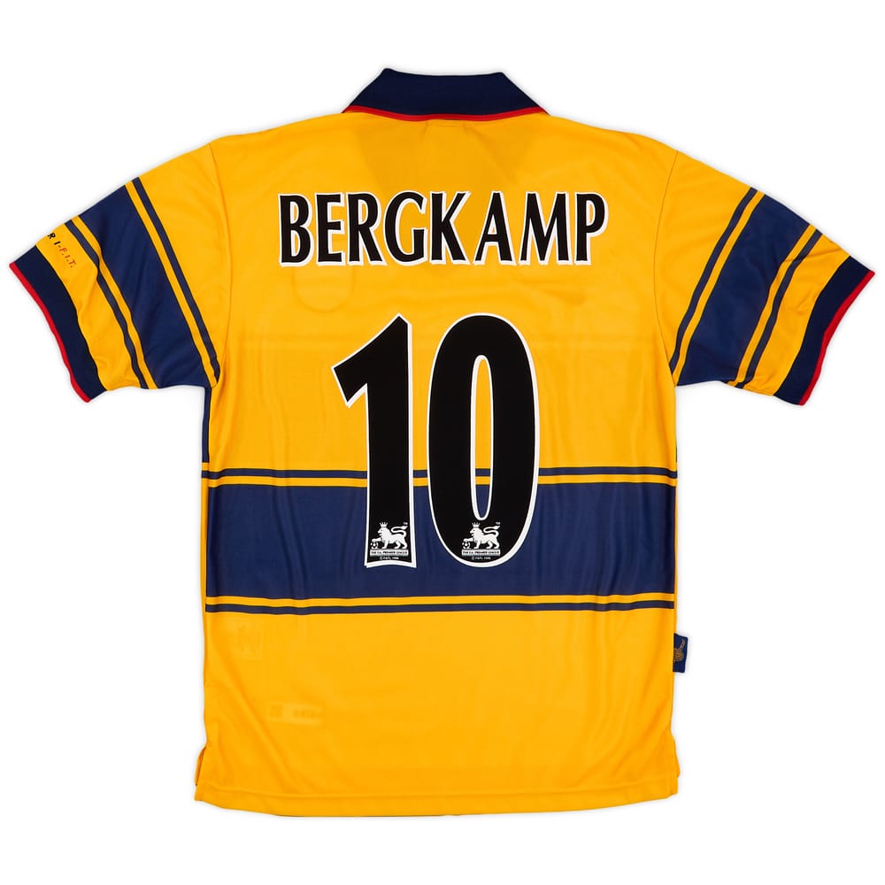 1997-99 Arsenal Away Shirt Bergkamp #10 (XS)