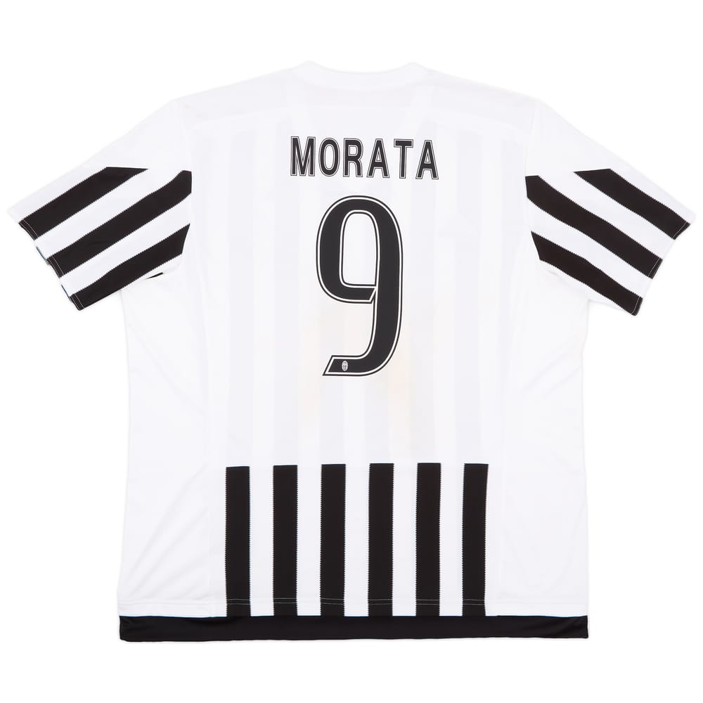2015-16 Juventus Home Shirt Morata #9 - 7/10 - (XXL)