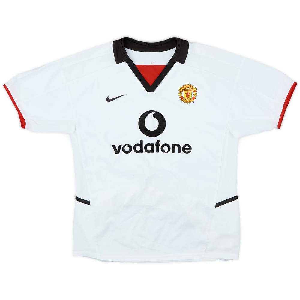 2002-03 Manchester United Away Shirt - 9/10 - (M.Boys)