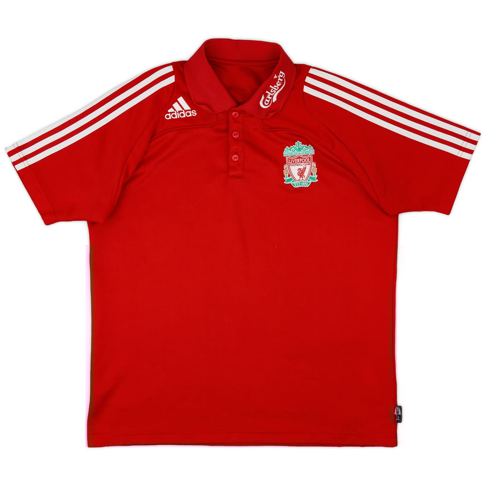 2008-09 Liverpool adidas Polo Shirt - 8/10 - (M/L)