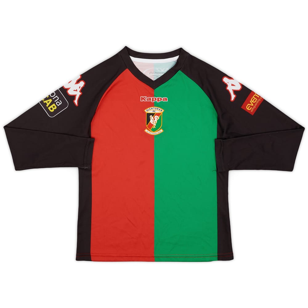 2015-16 Glentoran Home L/S Shirt - 9/10 - (XL.Boys)