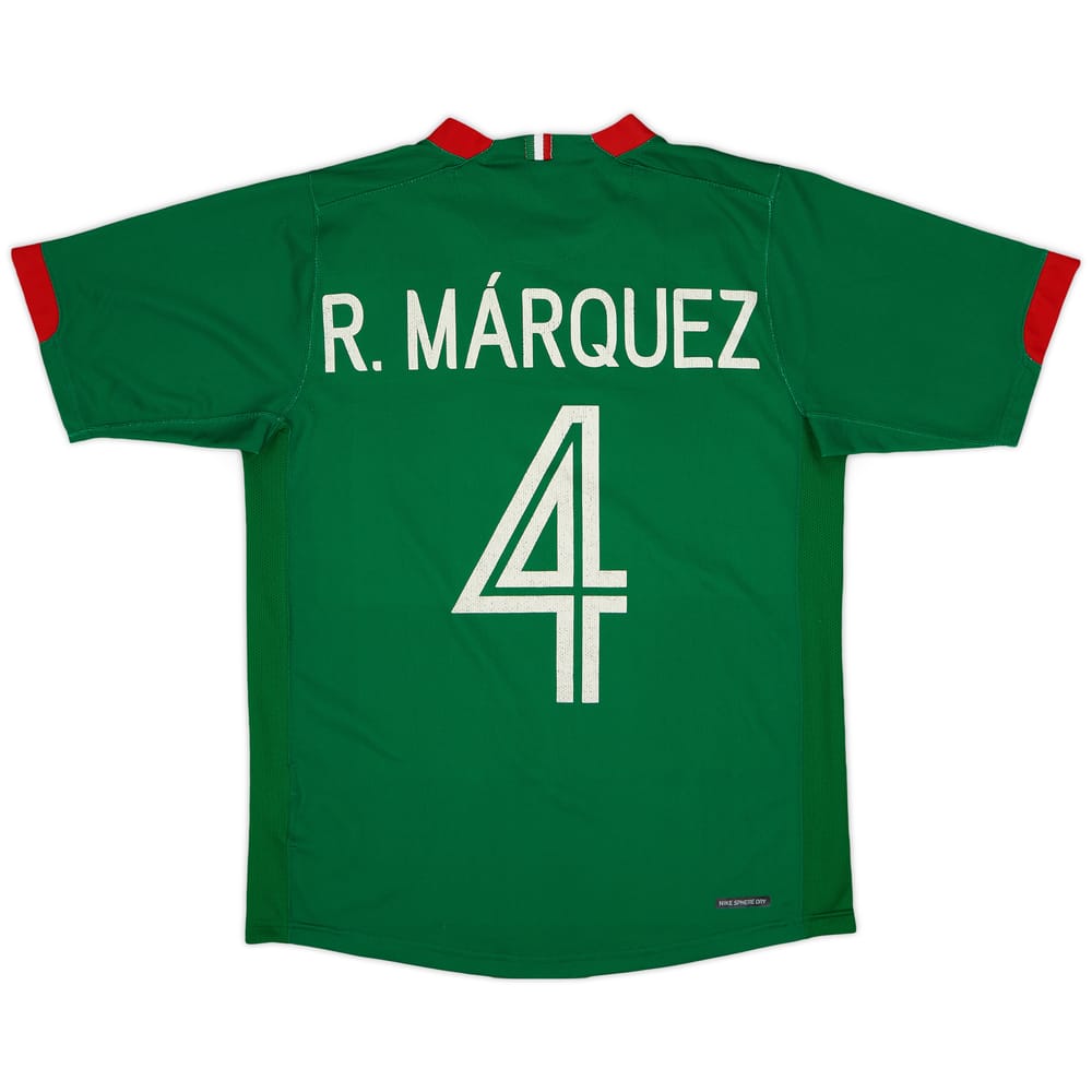 2006-07 Mexico Home Shirt R. Marquez #4 - 6/10 - (S)