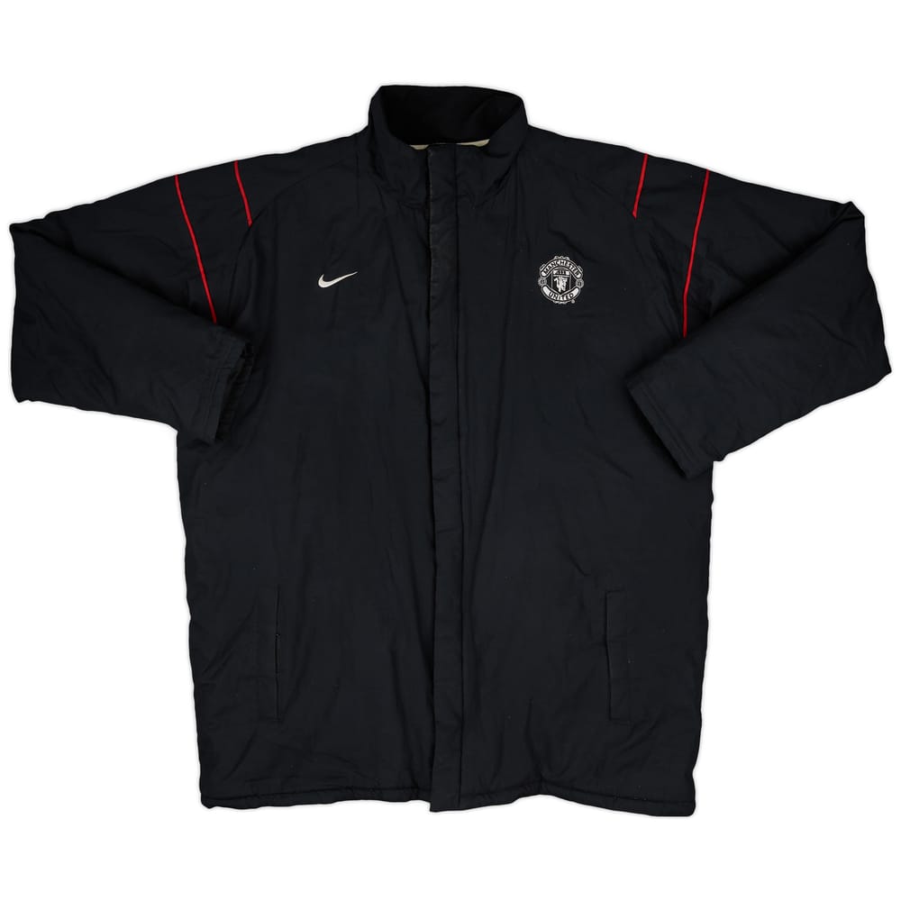 2003-04 Manchester United Nike Padded Bench Coat - 8/10 - (XL)