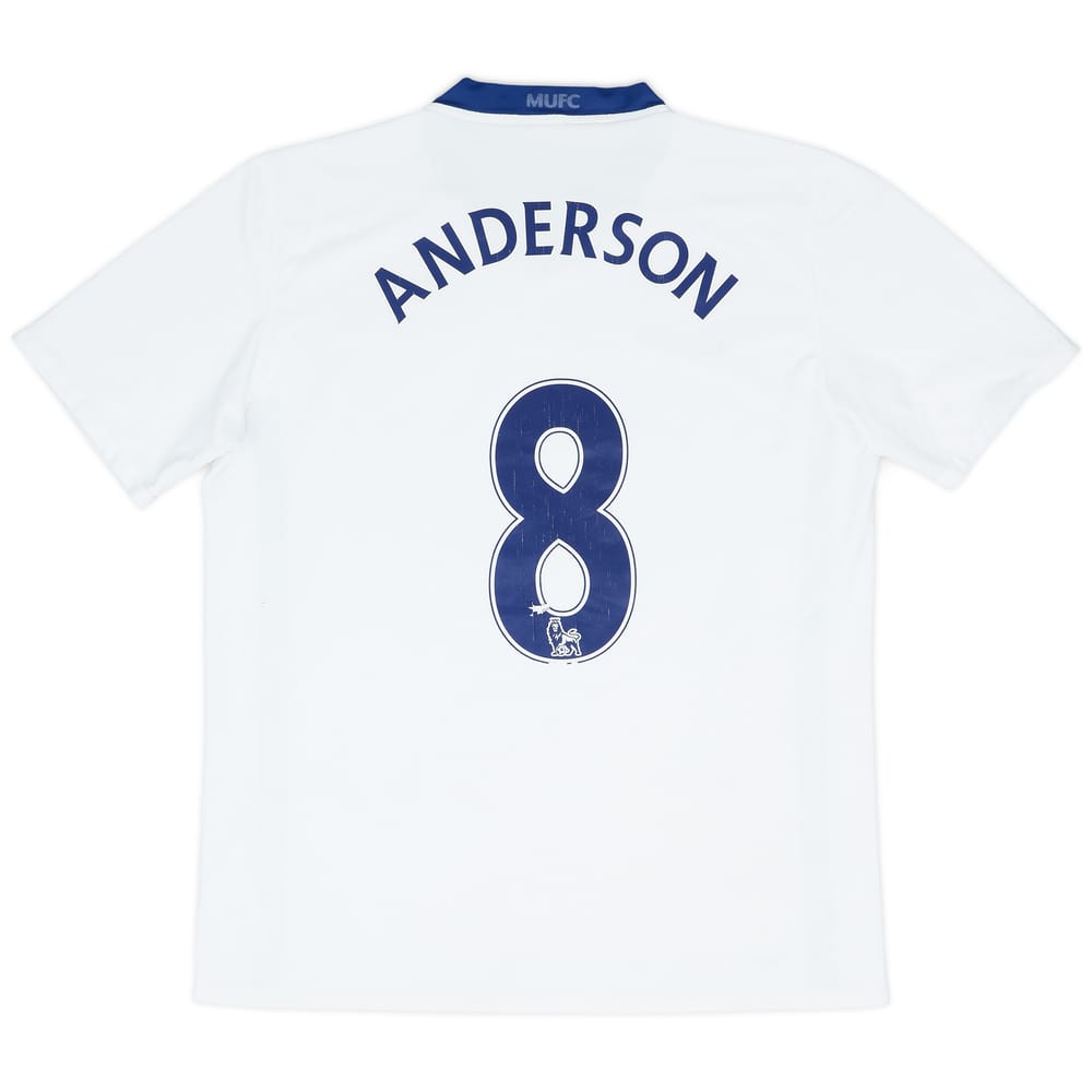 2008-10 Manchester United Away Shirt Anderson #8 - 3/10 - (M)