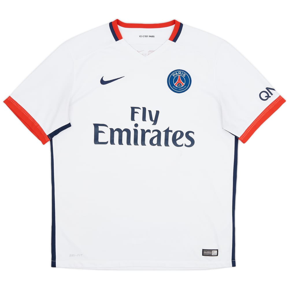 2015-16 Paris Saint-Germain Away Shirt - 7/10 - (L)