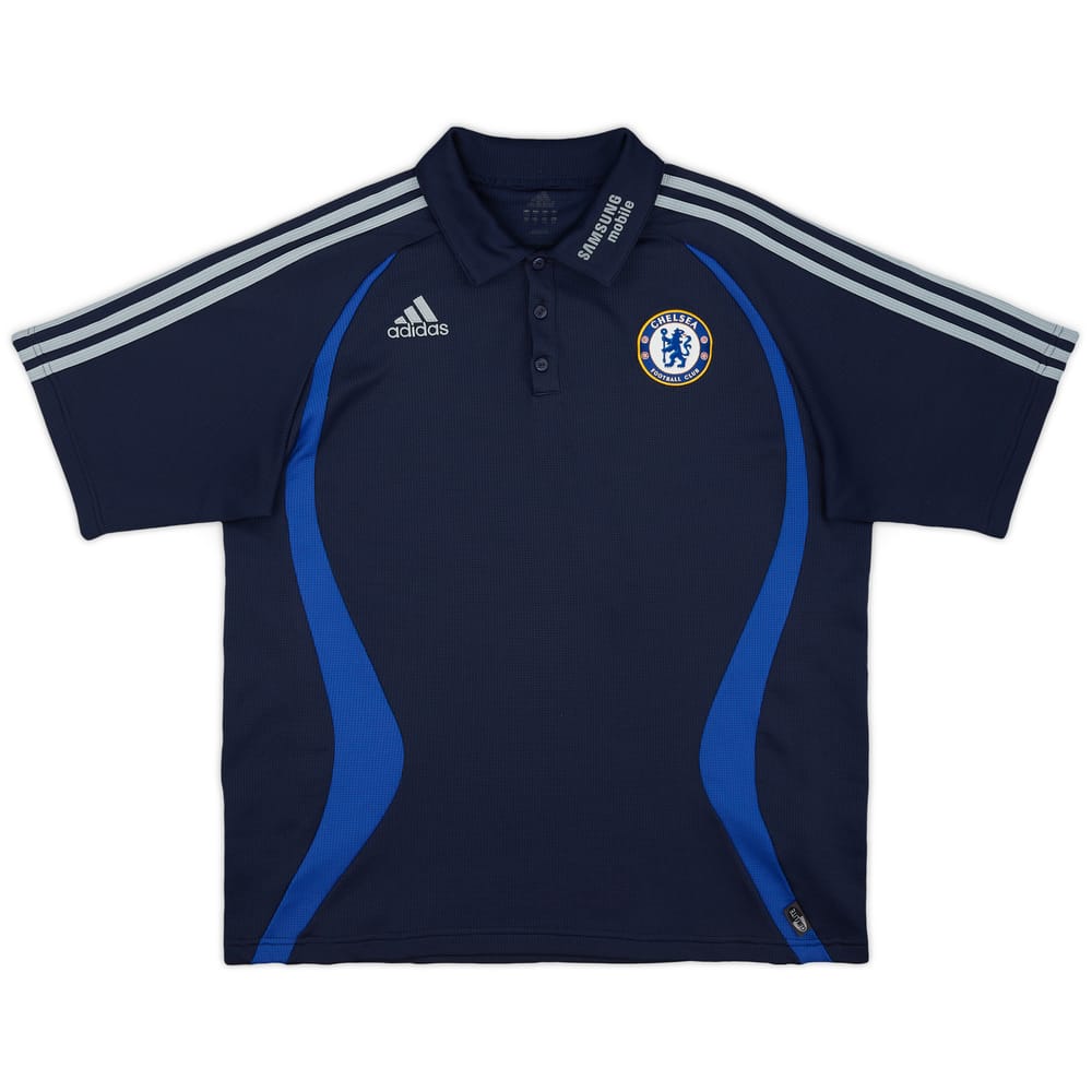 2006-07 Chelsea adidas Polo Shirt - 8/10 - (XL)