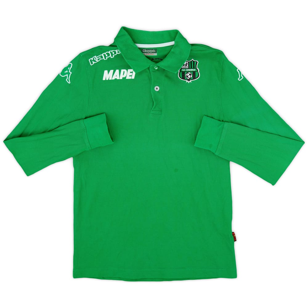 2016-17 Sassuolo Kappa Polo L/S Shirt - 8/10 - (L)