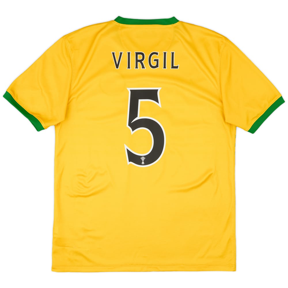 2013-14 Celtic Away Shirt Virgil #5 - 8/10 - (M)