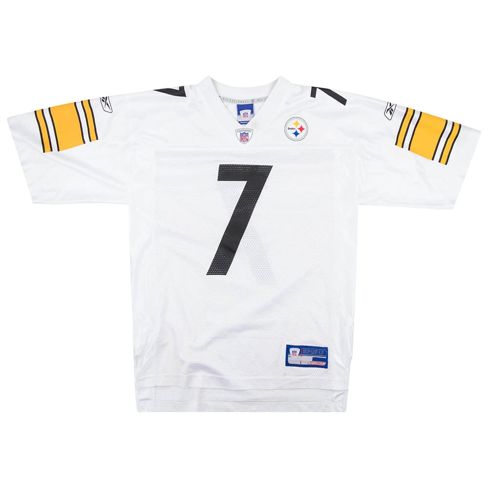 2004 Pittsburgh Steelers Roethlisberger #7 Reebok On Field Jersey (Away) M
