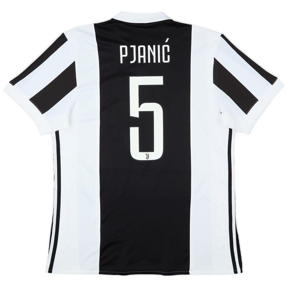 2017-18 Juventus Home Shirt Pjanic #5 - 8/10 - (L)