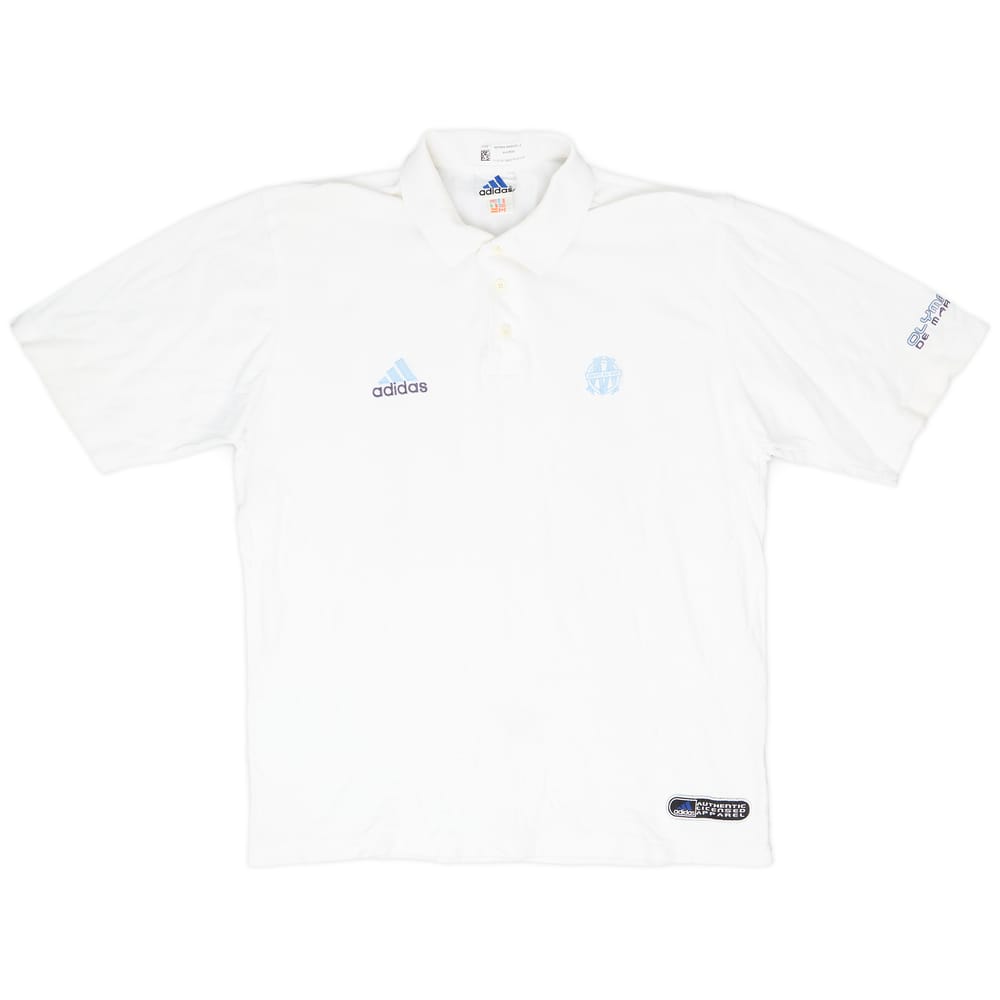 1999-00 Olympique Marseille adidas Polo Shirt - 9/10 - (L)