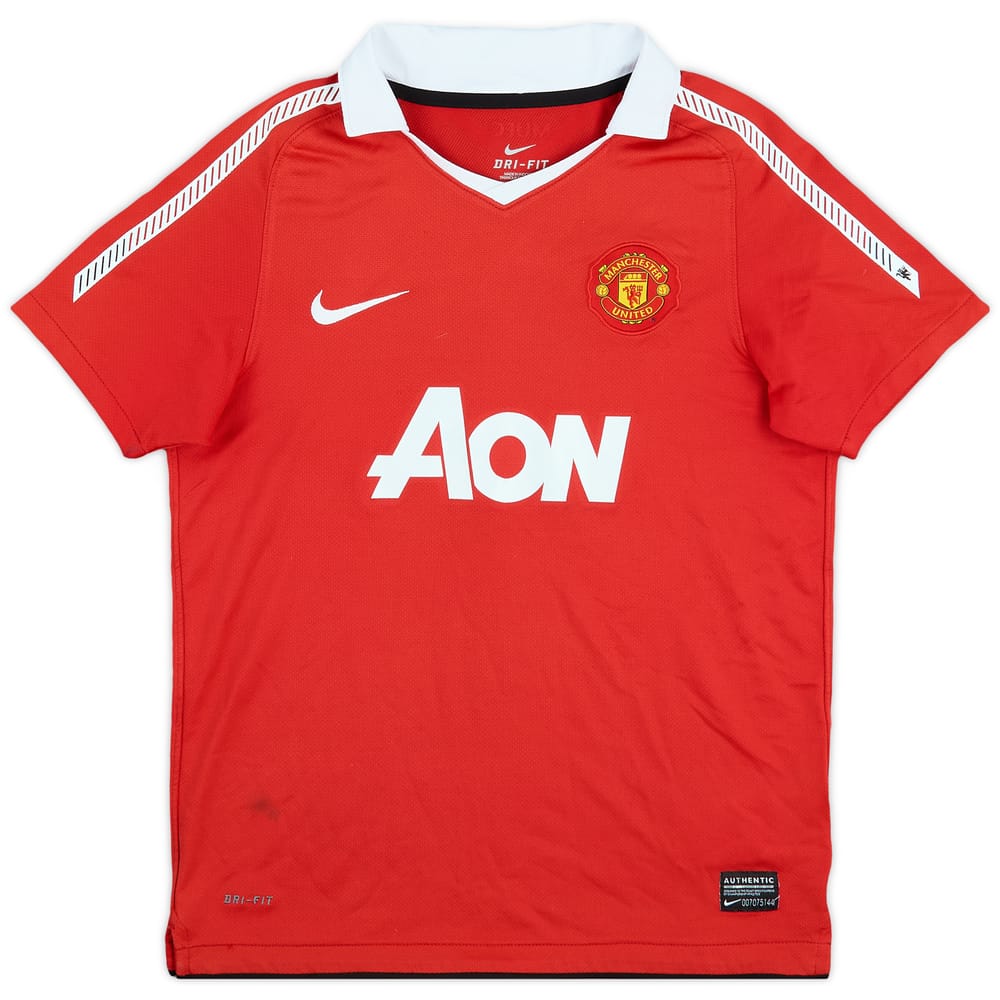 2010-11 Manchester United Home Shirt - 8/10 - (M.Boys)