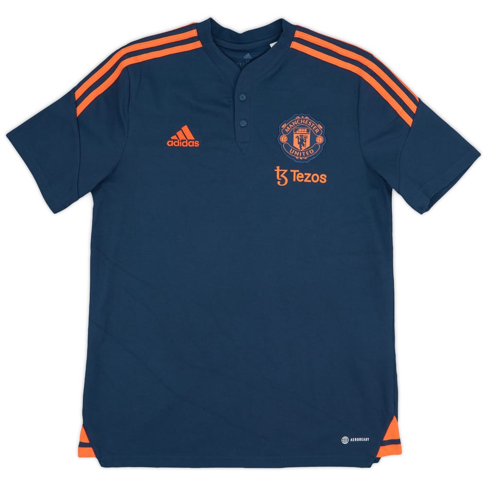 2022-23 Manchester United adidas Polo Shirt - 8/10 - (M)