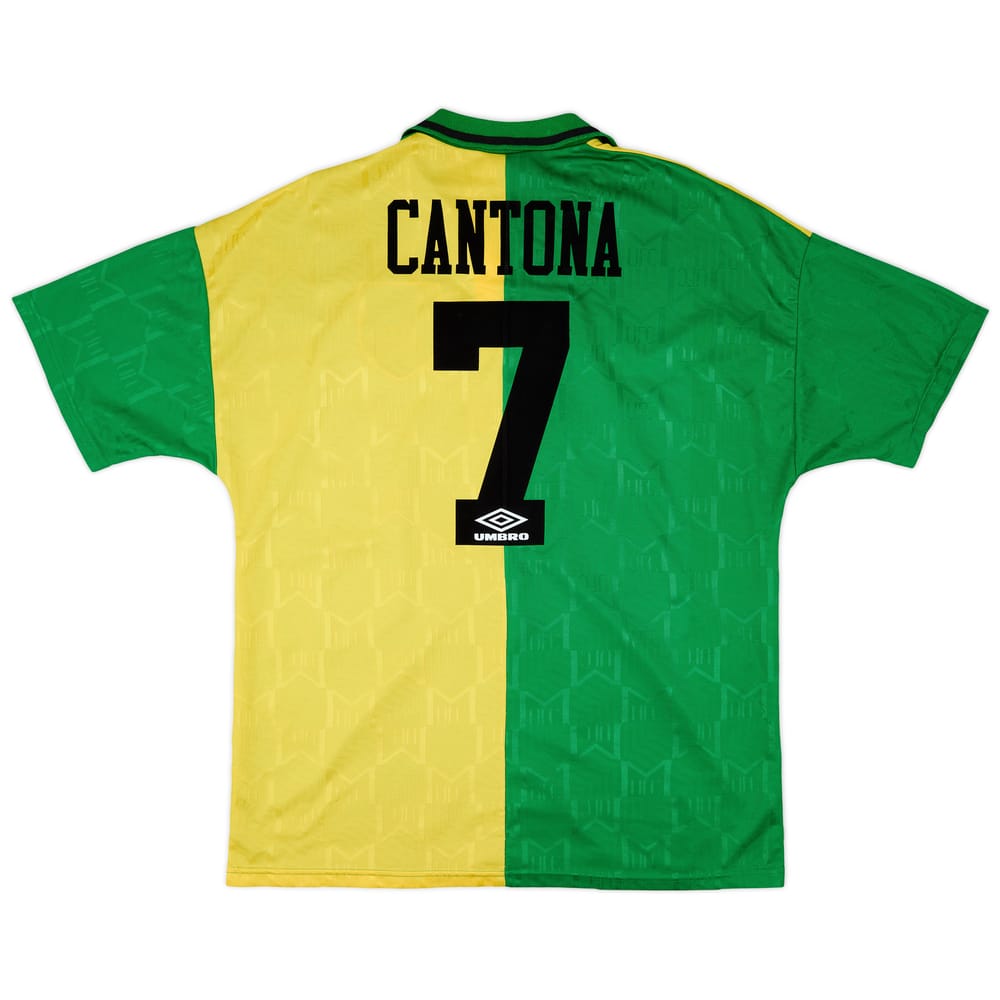 1992-94 Manchester United Third Shirt Cantona #7 - 8/10 - (XL)