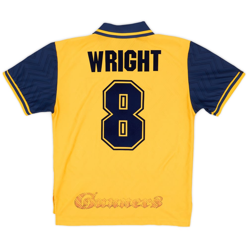 1996-97 Arsenal Away Shirt Wright #8 - 9/10 - (M)