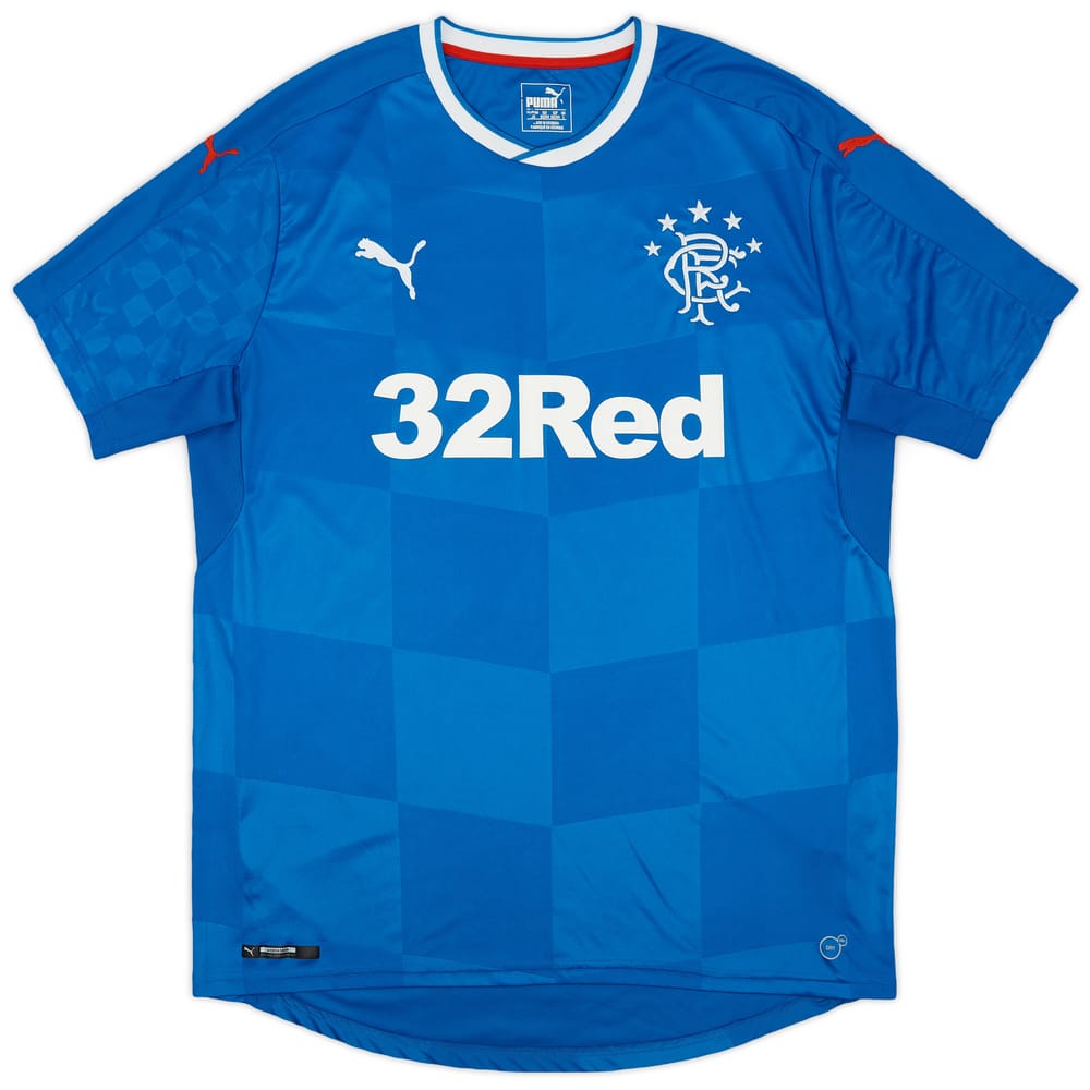 2016-18 Rangers Home Shirt - 8/10 - (L)