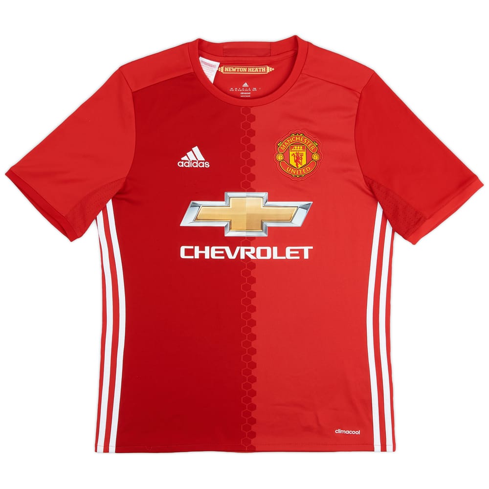 2016-17 Manchester United Home Shirt - 9/10 - (XL.Boys)