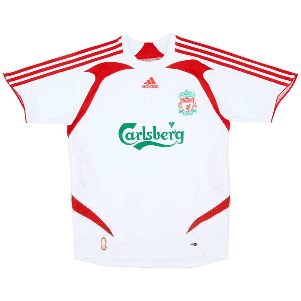 2007-08 Liverpool Away Shirt - 7/10 - (XL.Boys)