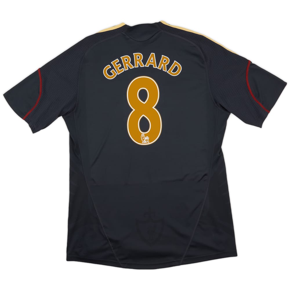 2009-10 Liverpool Away Shirt Gerrard #8 - 6/10 - (L)
