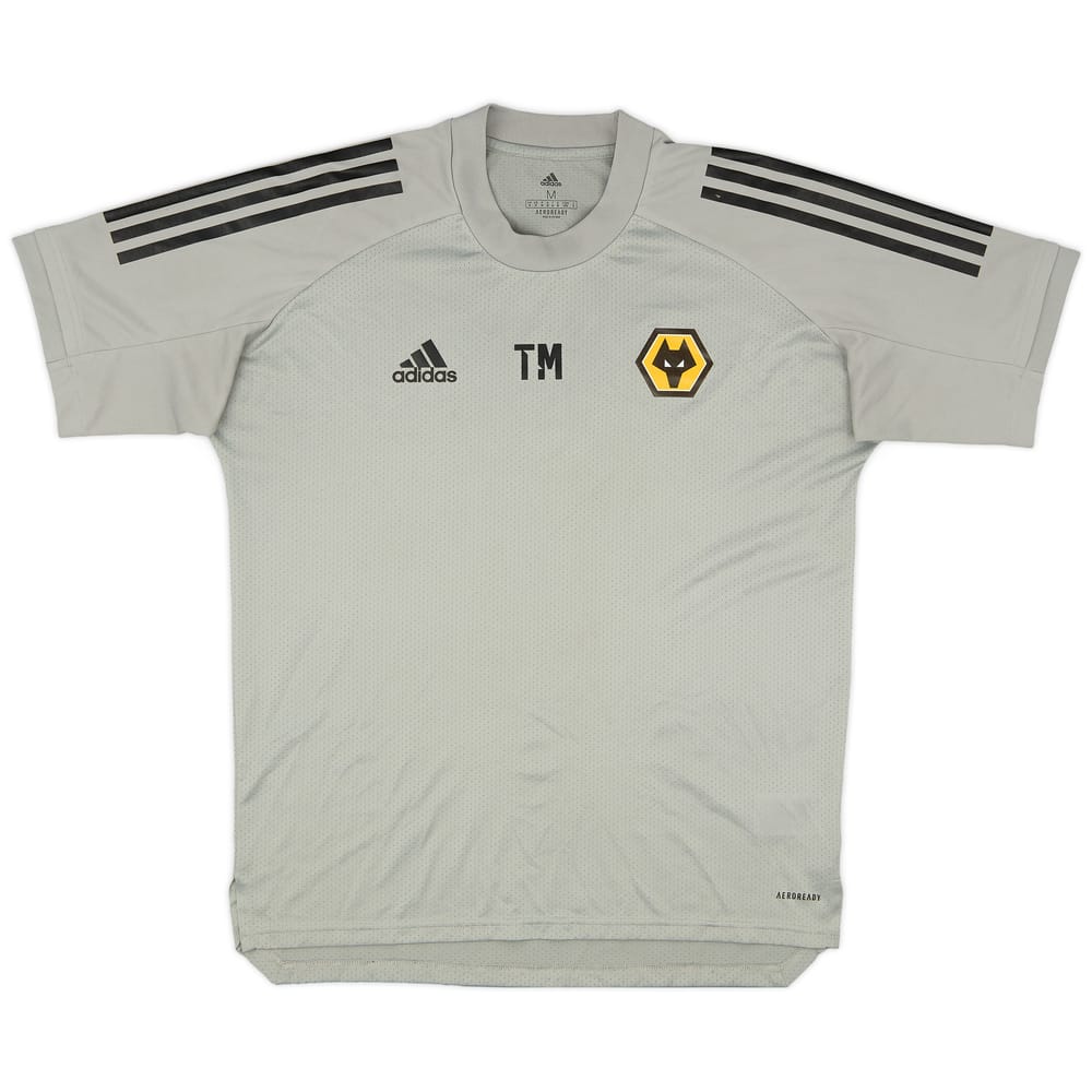 2019-20 Wolves Staff Issue adidas Training Shirt TM - 8/10 - (M)