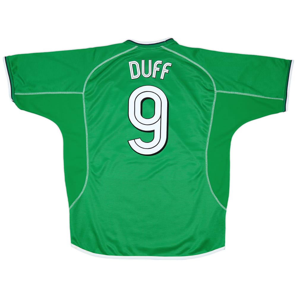 2001-03 Ireland Home Shirt Duff #9 - 8/10 - (XL)