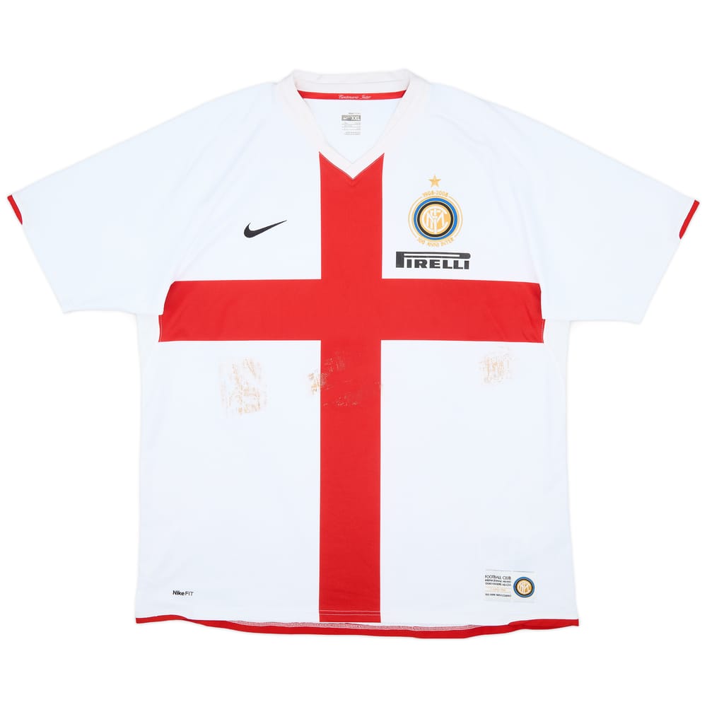 2007-08 Inter Milan Centenary Away Shirt - 4/10 - (XXL)