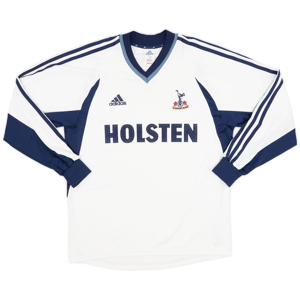 2001-02 Tottenham Home L/S Shirt - 9/10 - (M)
