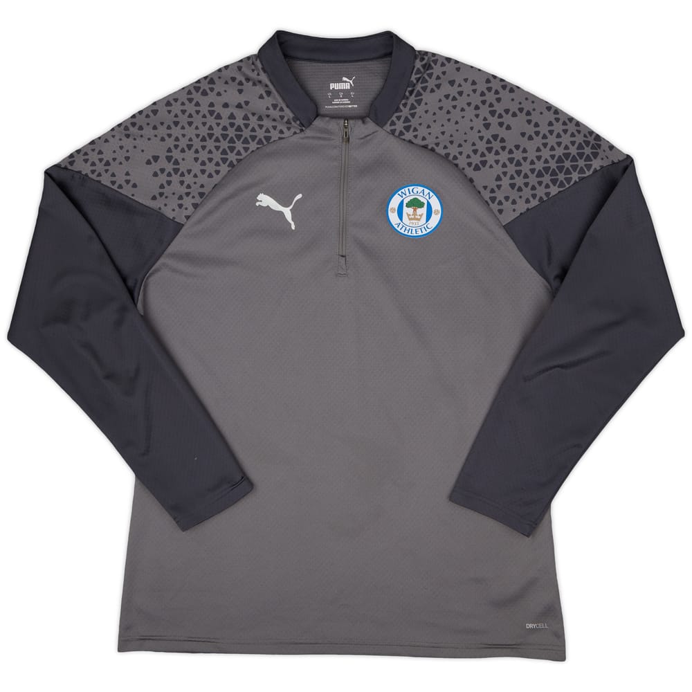 2022-23 Wigan Puma 1/4 Zip Drill Top - 8/10 - (L)