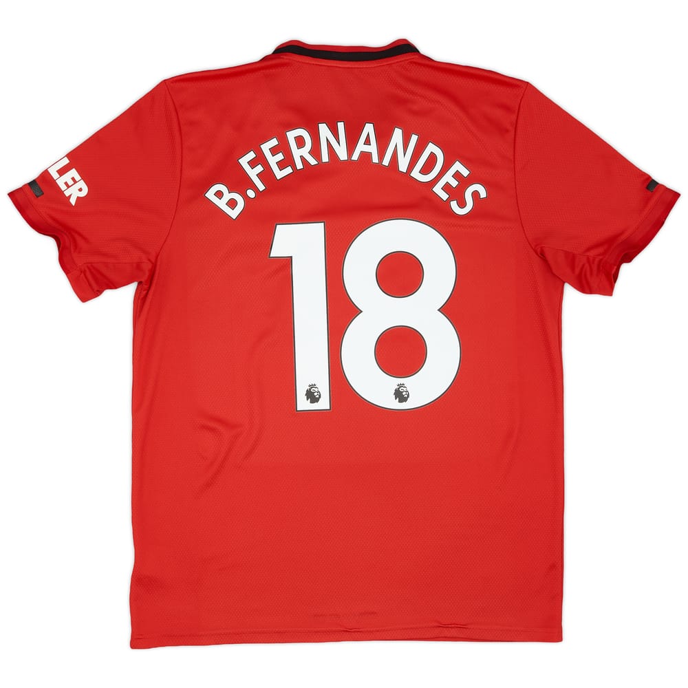 2019-20 Manchester United Home Shirt B.Fernandes #18 - 8/10 - (L)