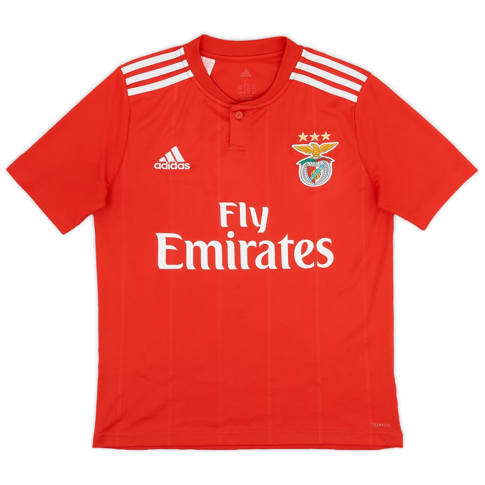 2018-19 Benfica Home Shirt - 8/10 - (L.Boys)