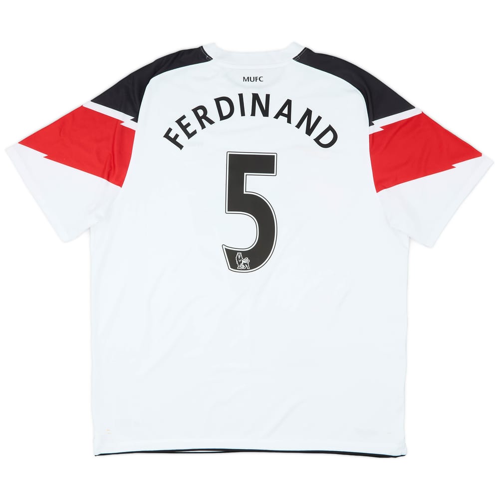 2010-12 Manchester United Away Shirt Ferdinand #5 - 7/10 - (XL)