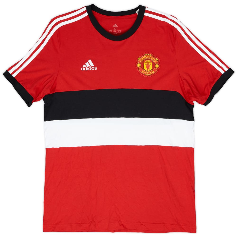 2021-22 Manchester United adidas Cotton Tee - 9/10 - (M)