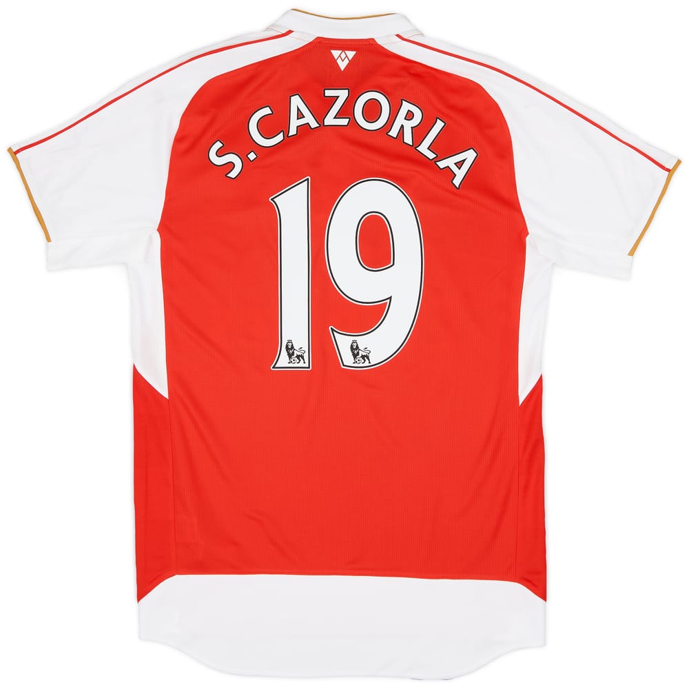 2015-16 Arsenal Home Shirt S. Cazorla #19 (M)