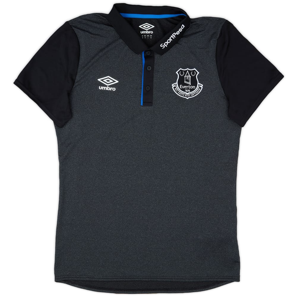 2018-19 Everton Umbro Polo Shirt - 9/10 - (M)
