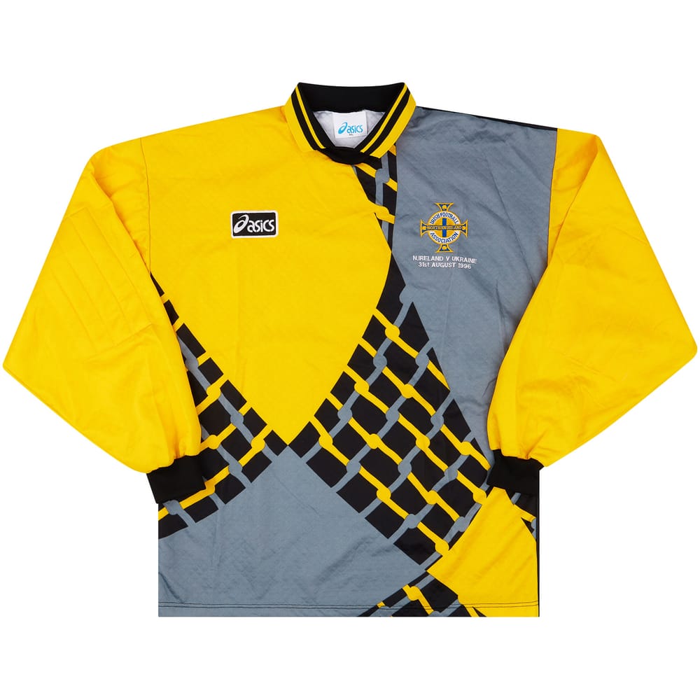 1996 Northern Ireland Match Issue GK Shirt #1 (Fettis) v Ukraine