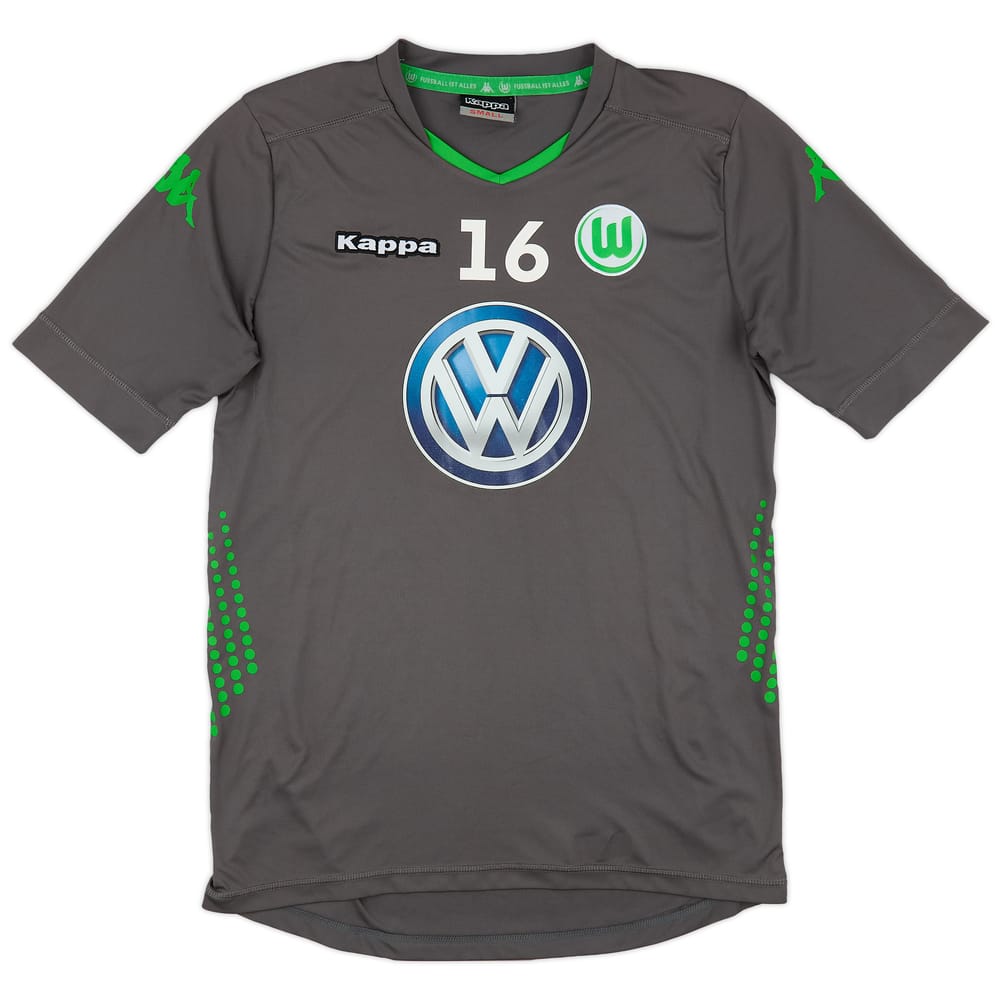 2014-15 Wolfsburg Player Issue Kappa Training Shirt #16 - 9/10 - (S)