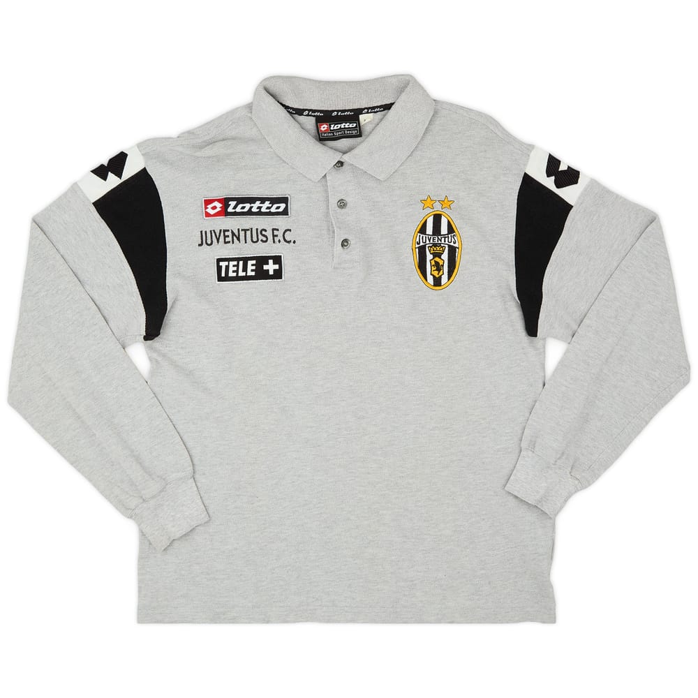 2000-01 Juventus Lotto Polo L/S Shirt - 9/10 - (M)