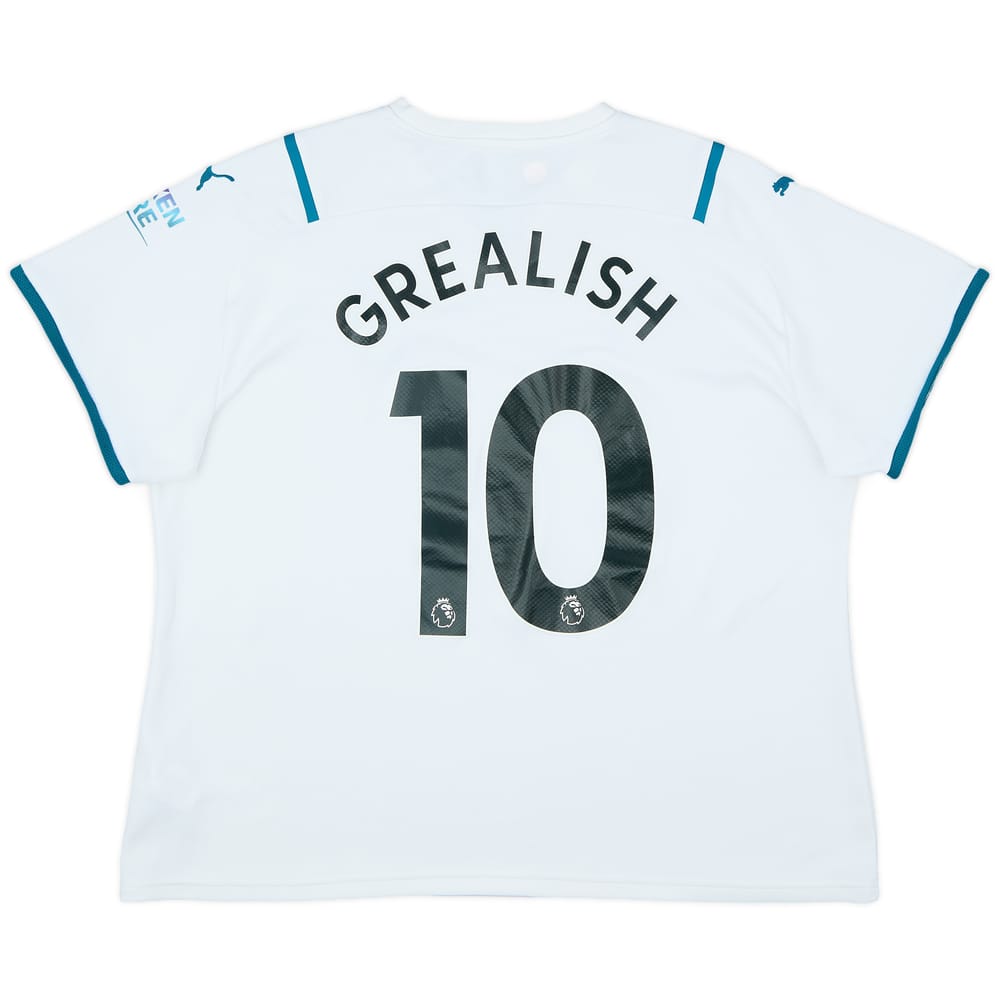 2021-22 Manchester City Away Shirt Grealish #10 - 9/10 - (Women's XXL)
